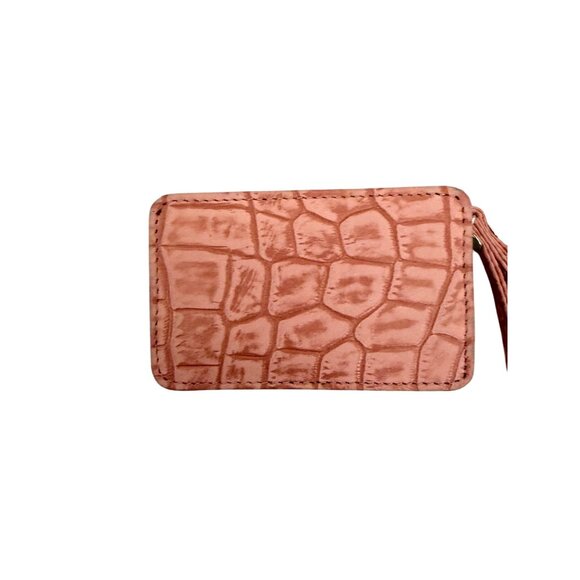 TOMMY BAHAMA Peach Leather Wristlet Wallet - Picture 3 of 9